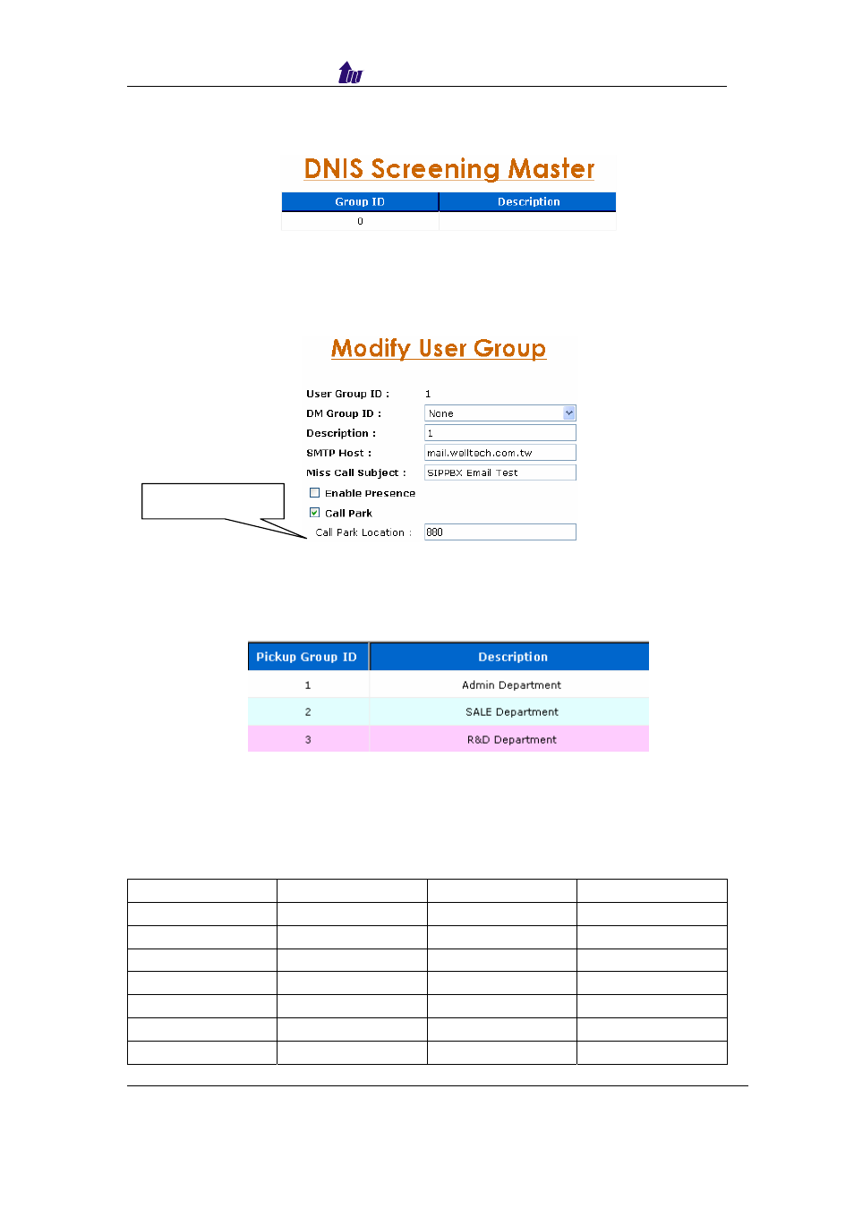 Subscriber | Welltech SIPPBX 6200 V.1.0 Quick Start User Manual | Page 9 / 43
