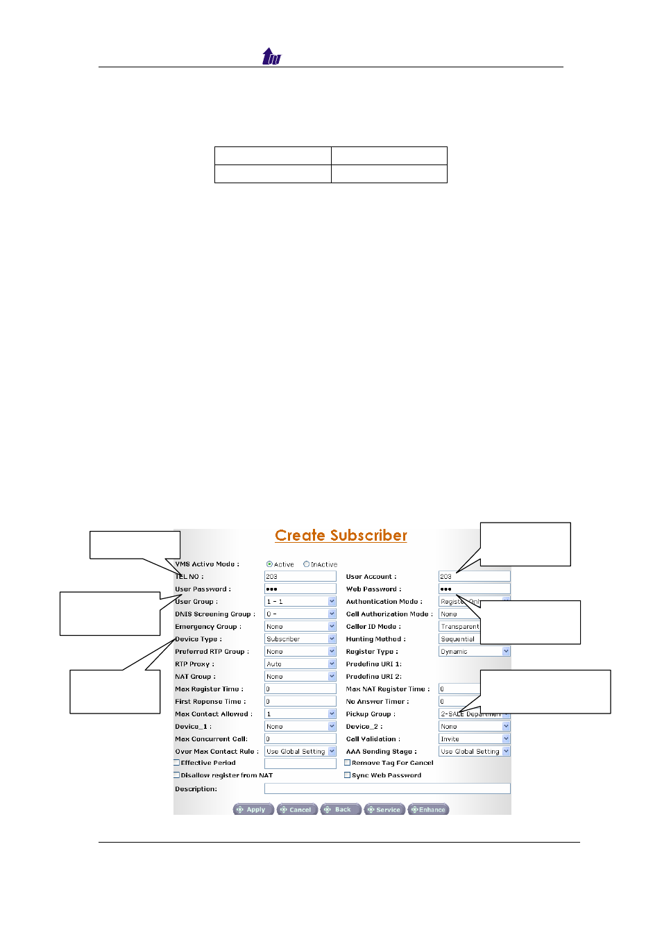 Pstn gateway, Create a new subscriber | Welltech SIPPBX 6200 V.x.2 Quick Start User Manual | Page 12 / 41