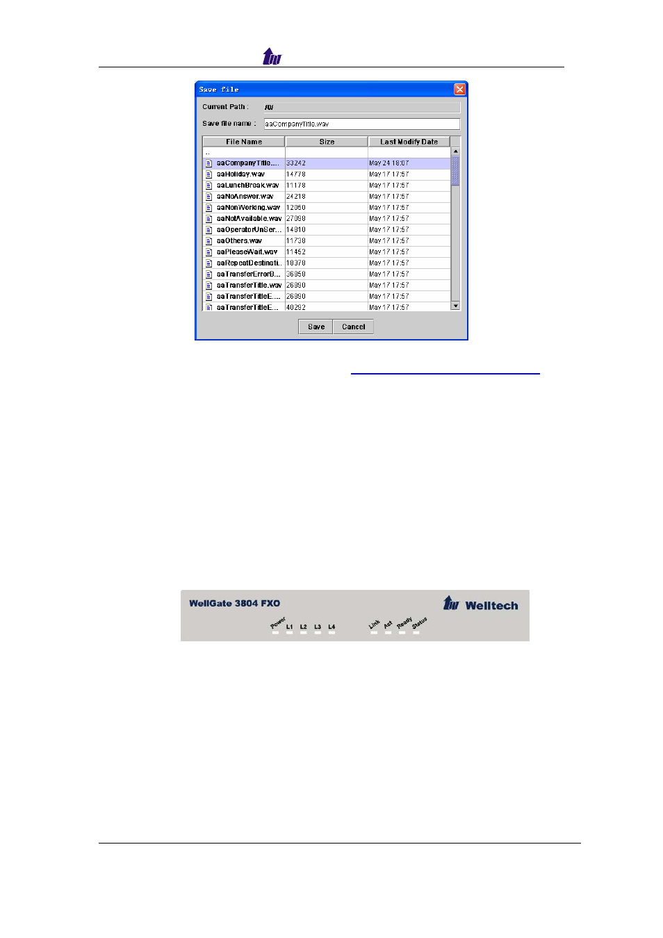 Vii. device settings, Wellgate 3804 configuration | Welltech SIPPBX 6200 V.x.2 Quick Start User Manual | Page 16 / 41