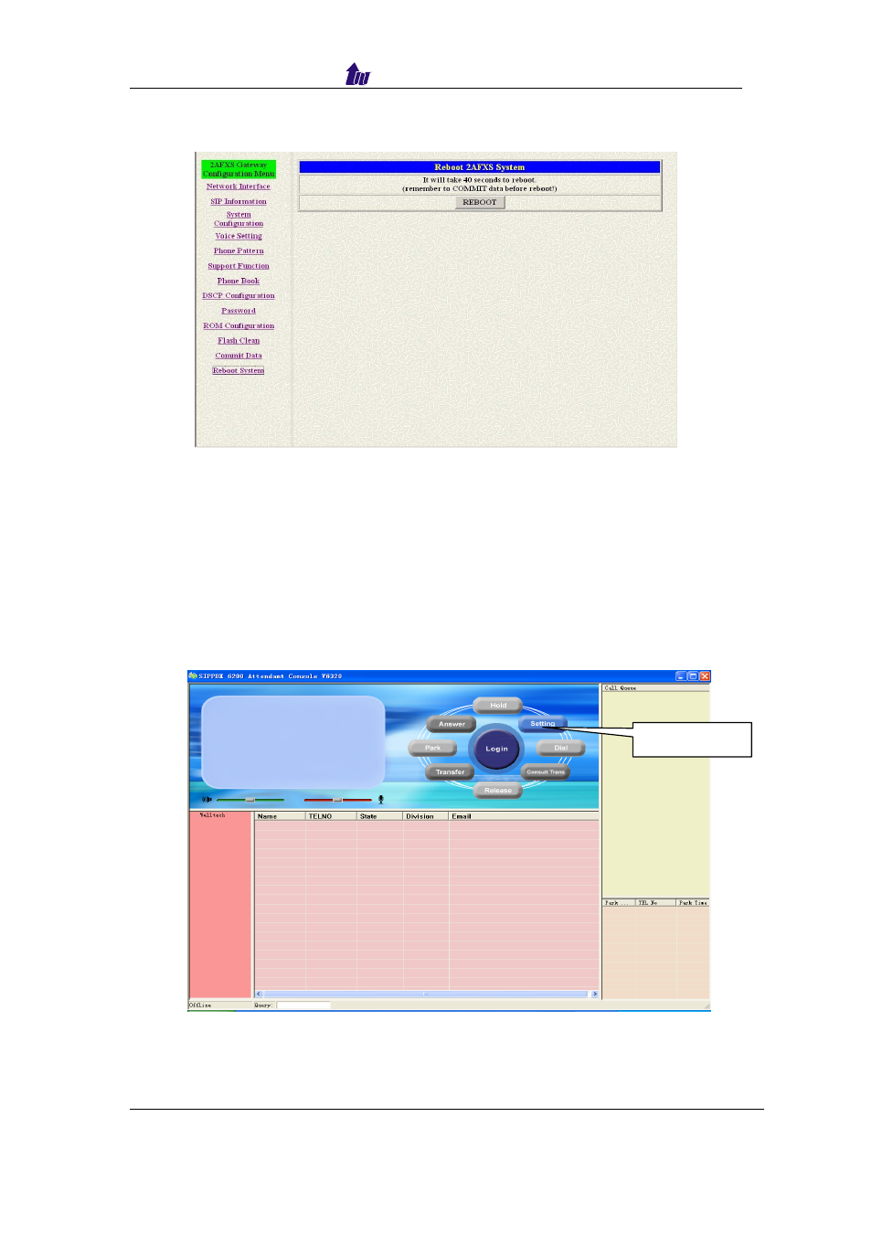 Attendant console configuration | Welltech SIPPBX 6200 V.x.2 Quick Start User Manual | Page 23 / 41
