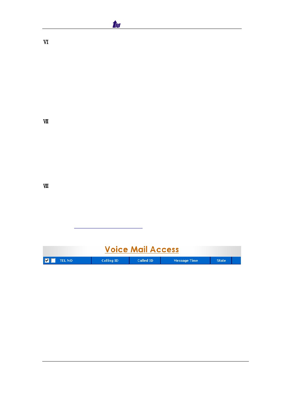 Vms test: retrieve voice message by phone, Vms test: retrieve voice message by web | Welltech SIPPBX 6200 V.x.2 Quick Start User Manual | Page 33 / 41
