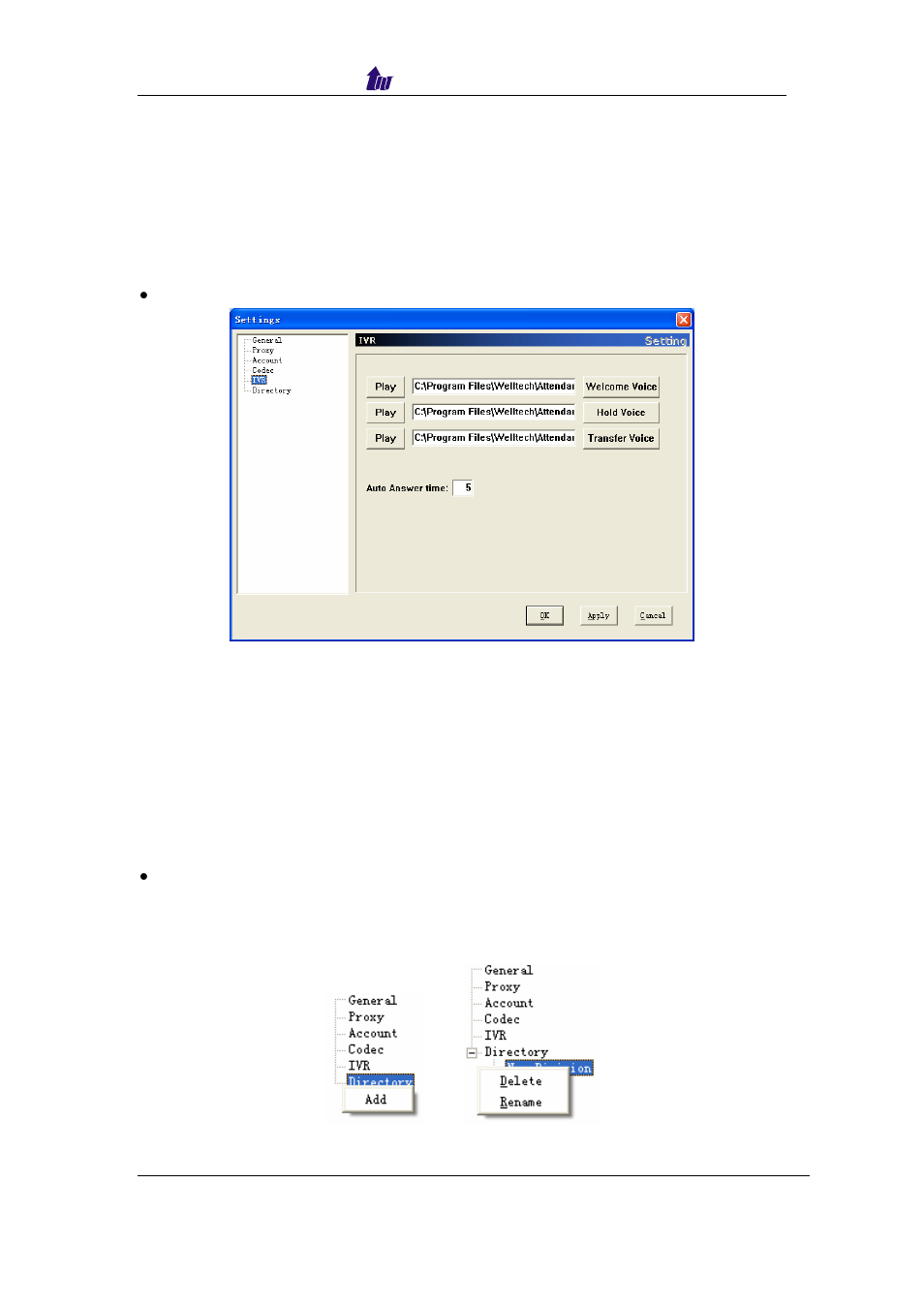 Welltech SIPPBX 6200 V.1.0 Attendant Console User Manual | Page 15 / 18