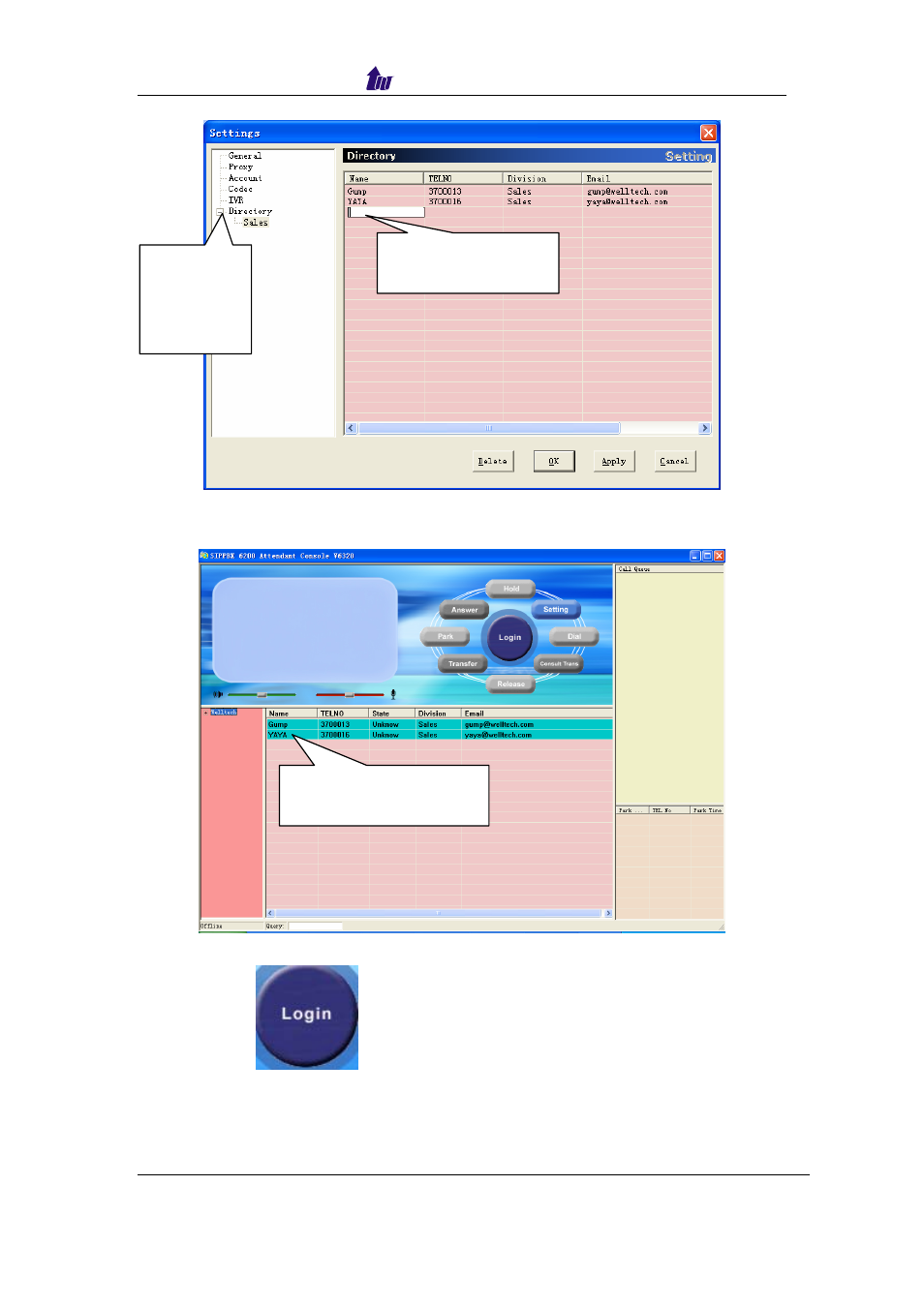 Welltech SIPPBX 6200 V.1.0 Attendant Console User Manual | Page 7 / 18