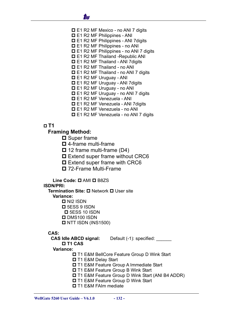 Welltech WG5260 V.6.1 User Manual | Page 132 / 136