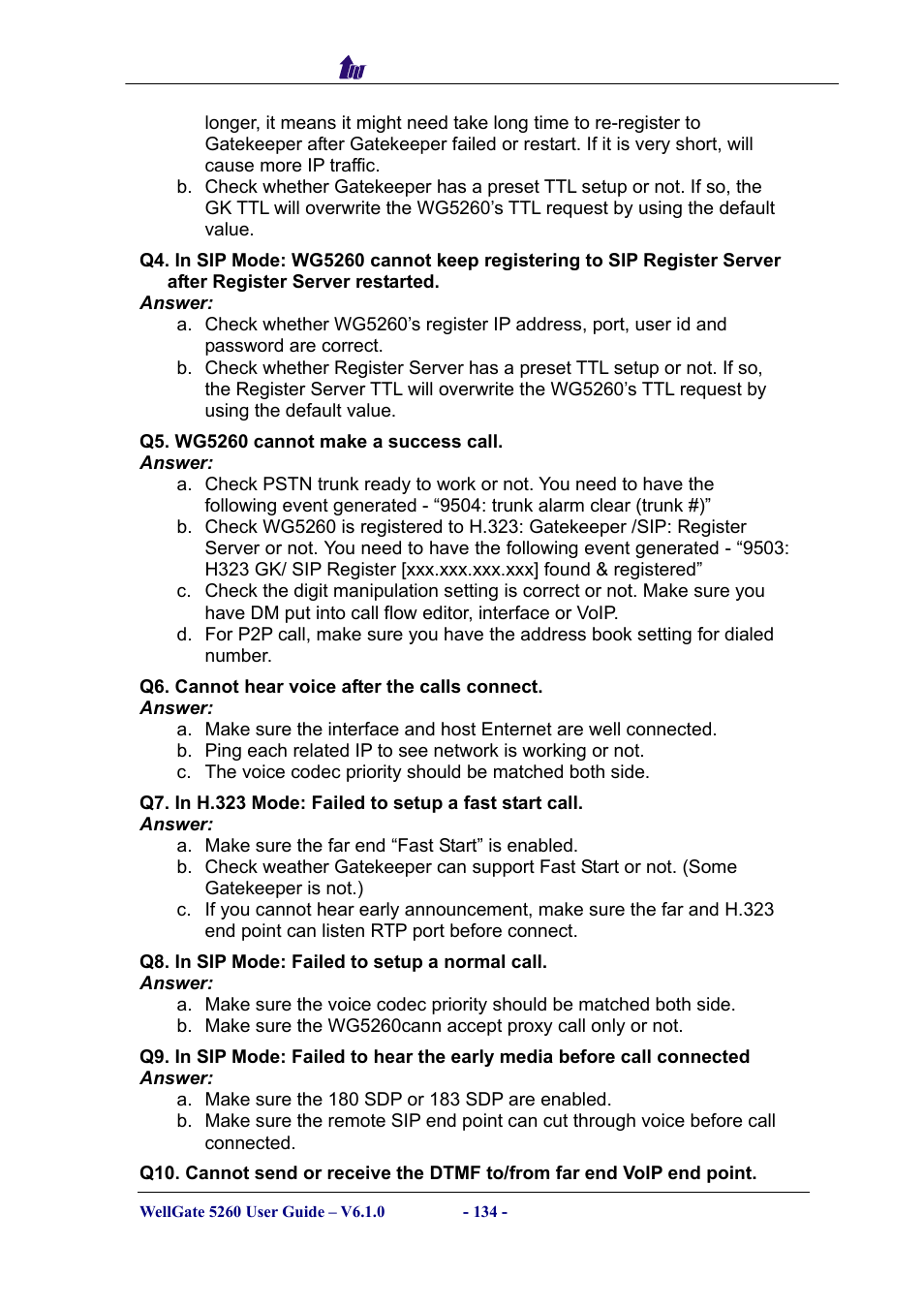 Welltech WG5260 V.6.1 User Manual | Page 134 / 136