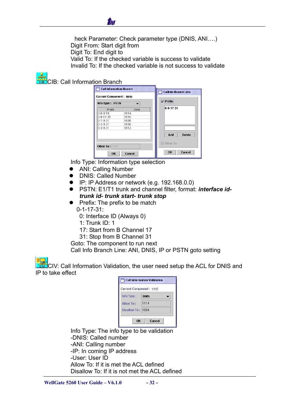 Welltech WG5260 V.6.1 User Manual | Page 32 / 136