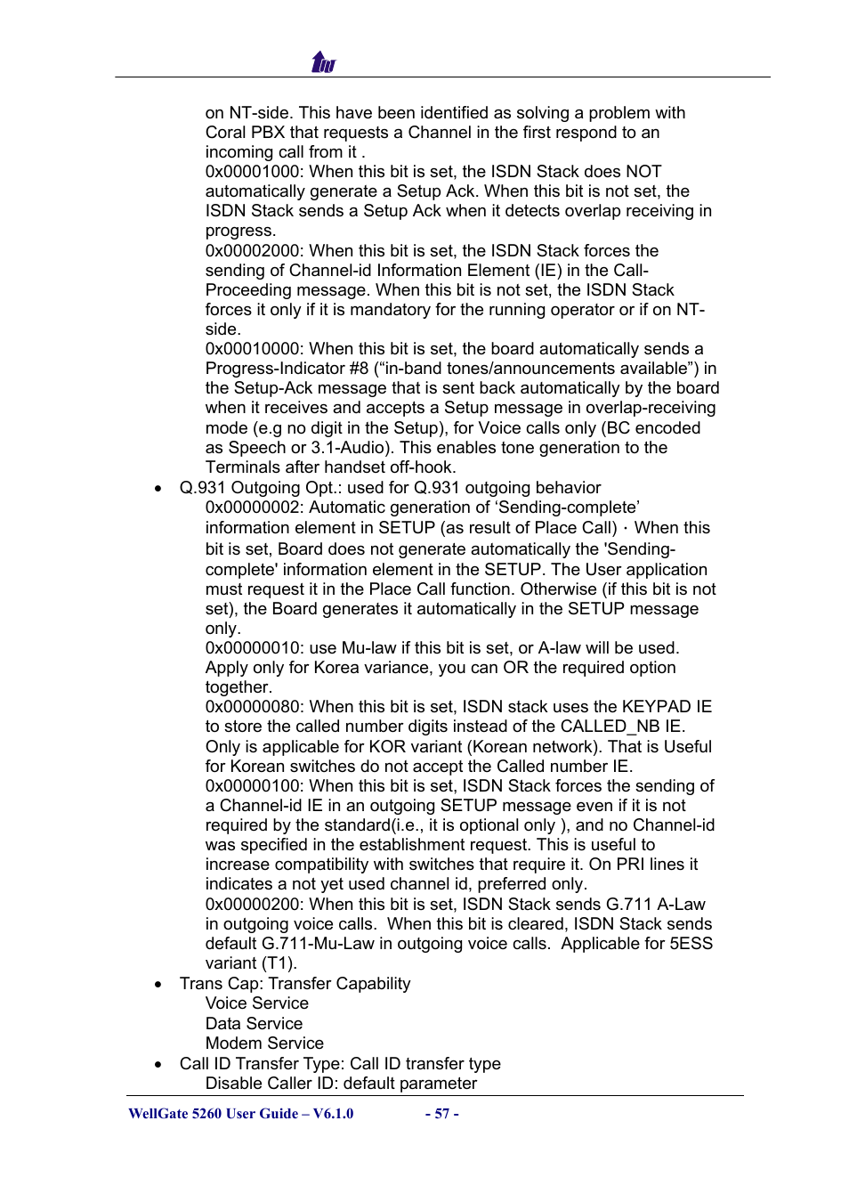 Welltech WG5260 V.6.1 User Manual | Page 57 / 136