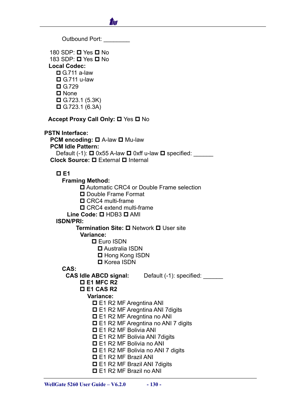 Welltech WG5260 V.6.2 User Manual | Page 130 / 137