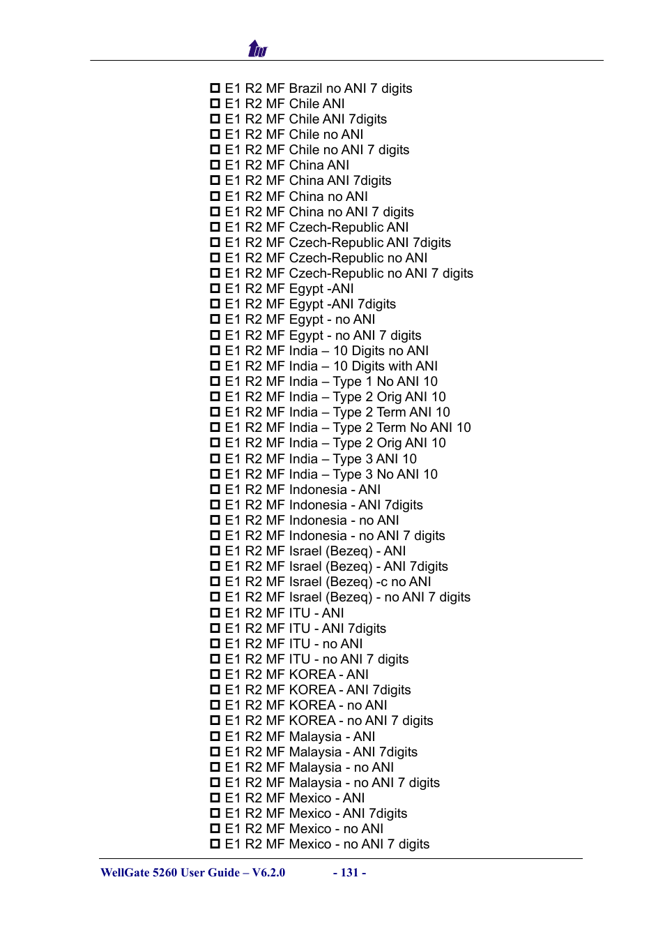 Welltech WG5260 V.6.2 User Manual | Page 131 / 137