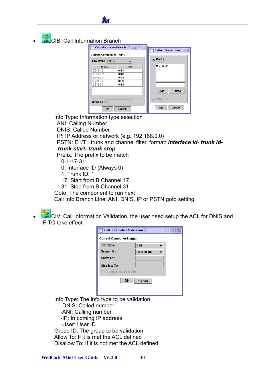 Welltech WG5260 V.6.2 User Manual | Page 30 / 137