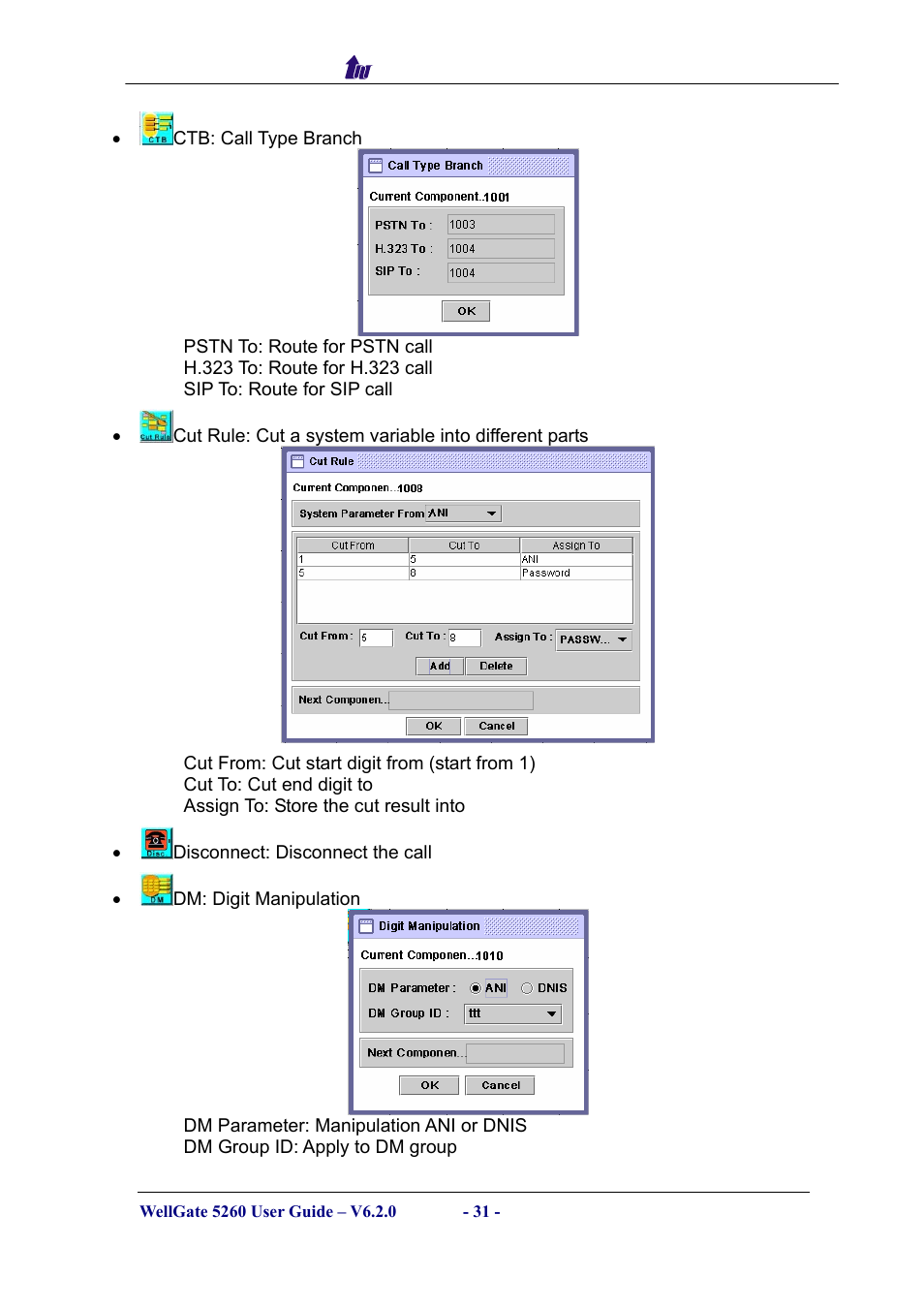 Welltech WG5260 V.6.2 User Manual | Page 31 / 137