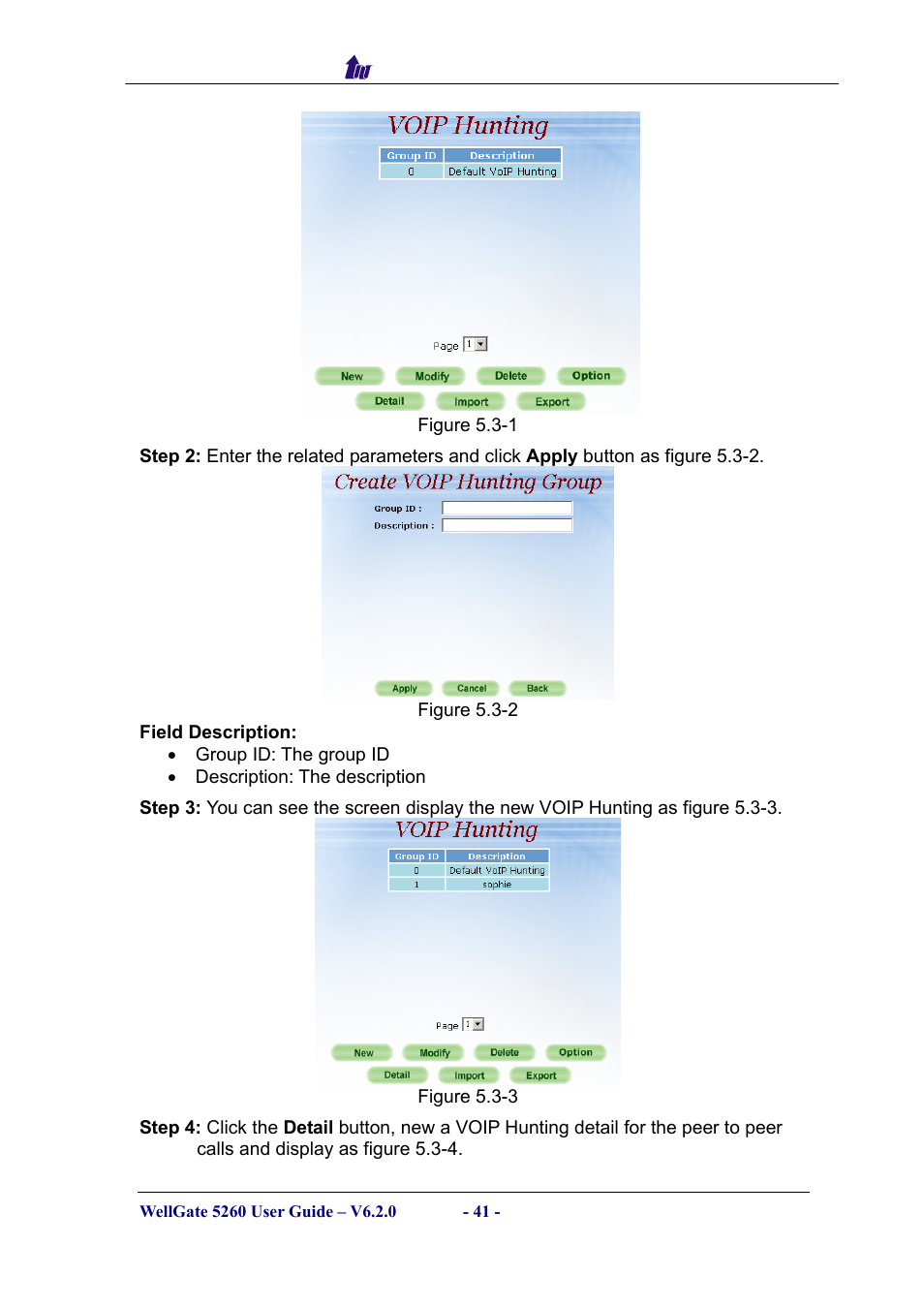 Welltech WG5260 V.6.2 User Manual | Page 41 / 137