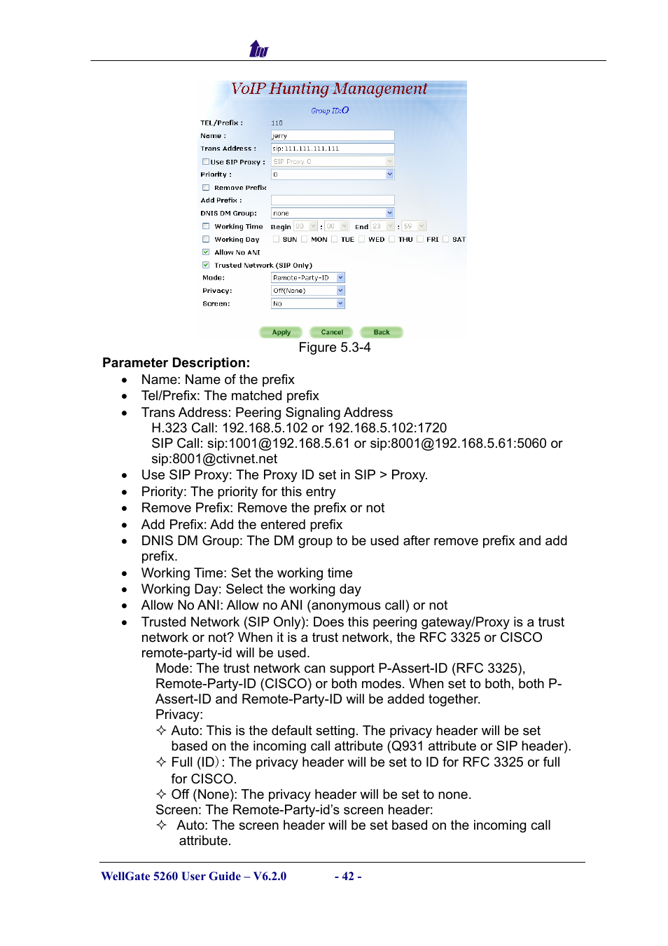 Welltech WG5260 V.6.2 User Manual | Page 42 / 137