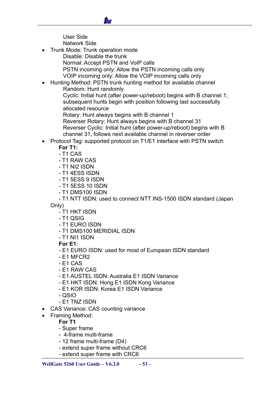 Welltech WG5260 V.6.2 User Manual | Page 53 / 137