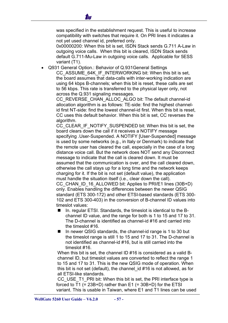 Welltech WG5260 V.6.2 User Manual | Page 57 / 137