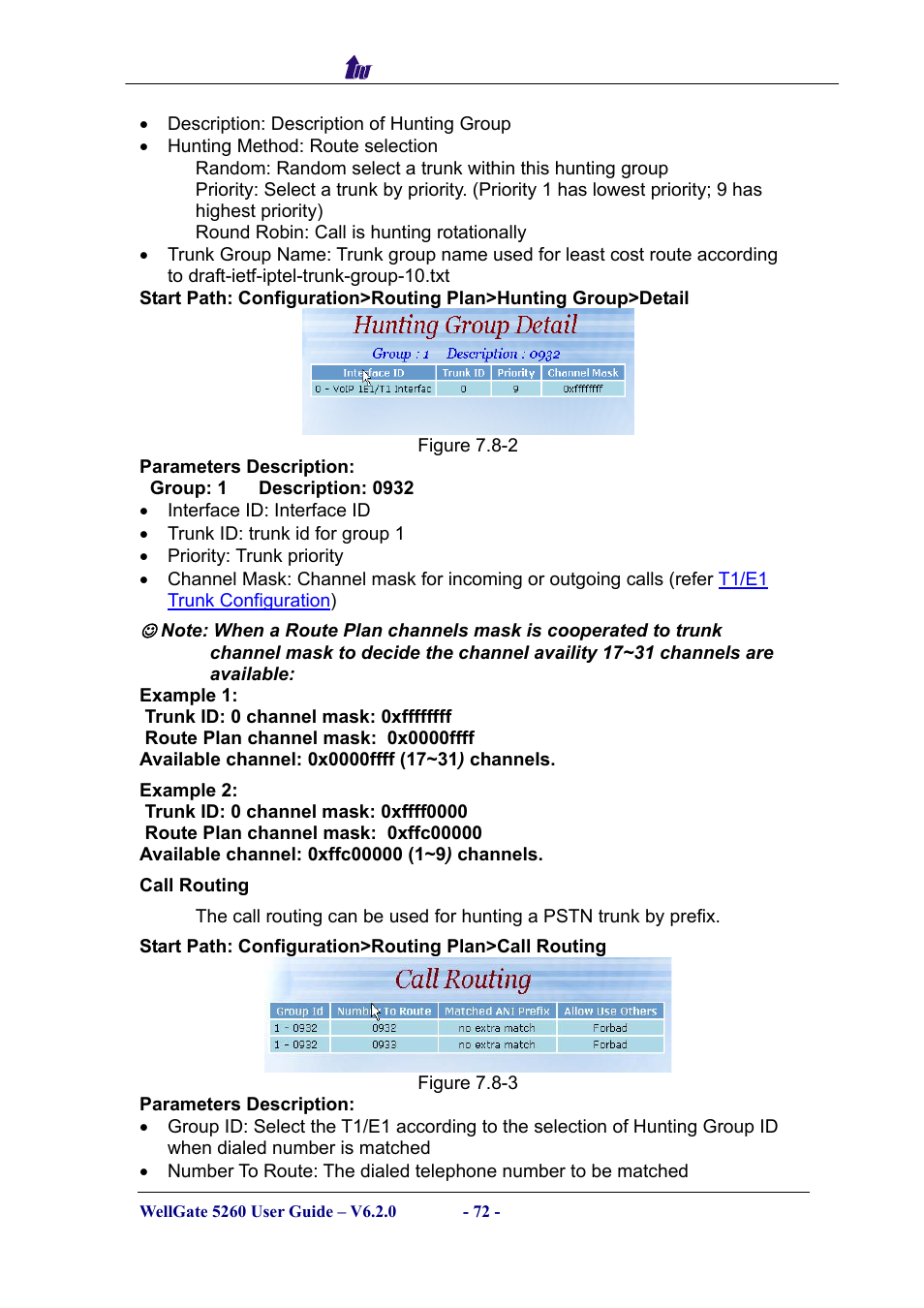 Welltech WG5260 V.6.2 User Manual | Page 72 / 137