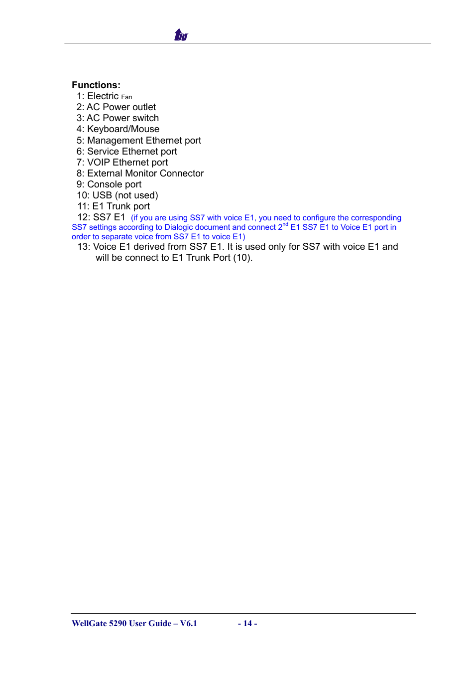 Welltech WG5290 User Manual | Page 14 / 149
