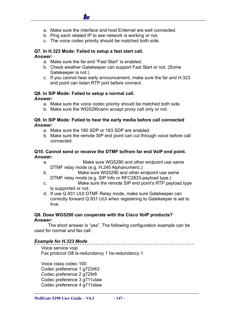 Welltech WG5290 User Manual | Page 147 / 149