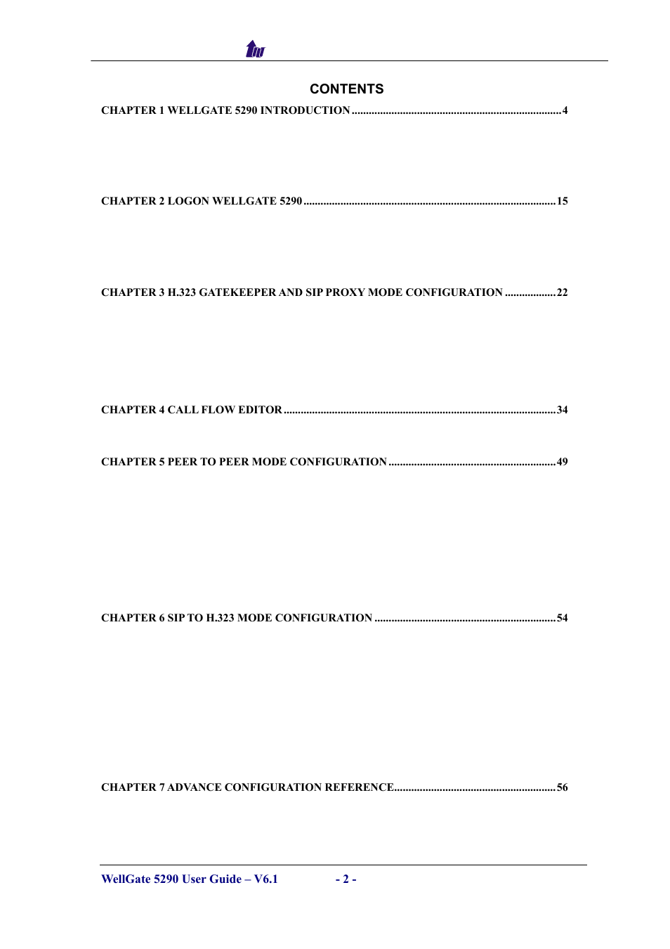 Welltech WG5290 User Manual | Page 2 / 149