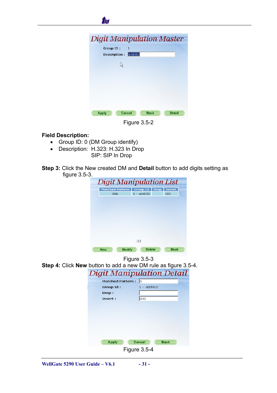 Welltech WG5290 User Manual | Page 31 / 149