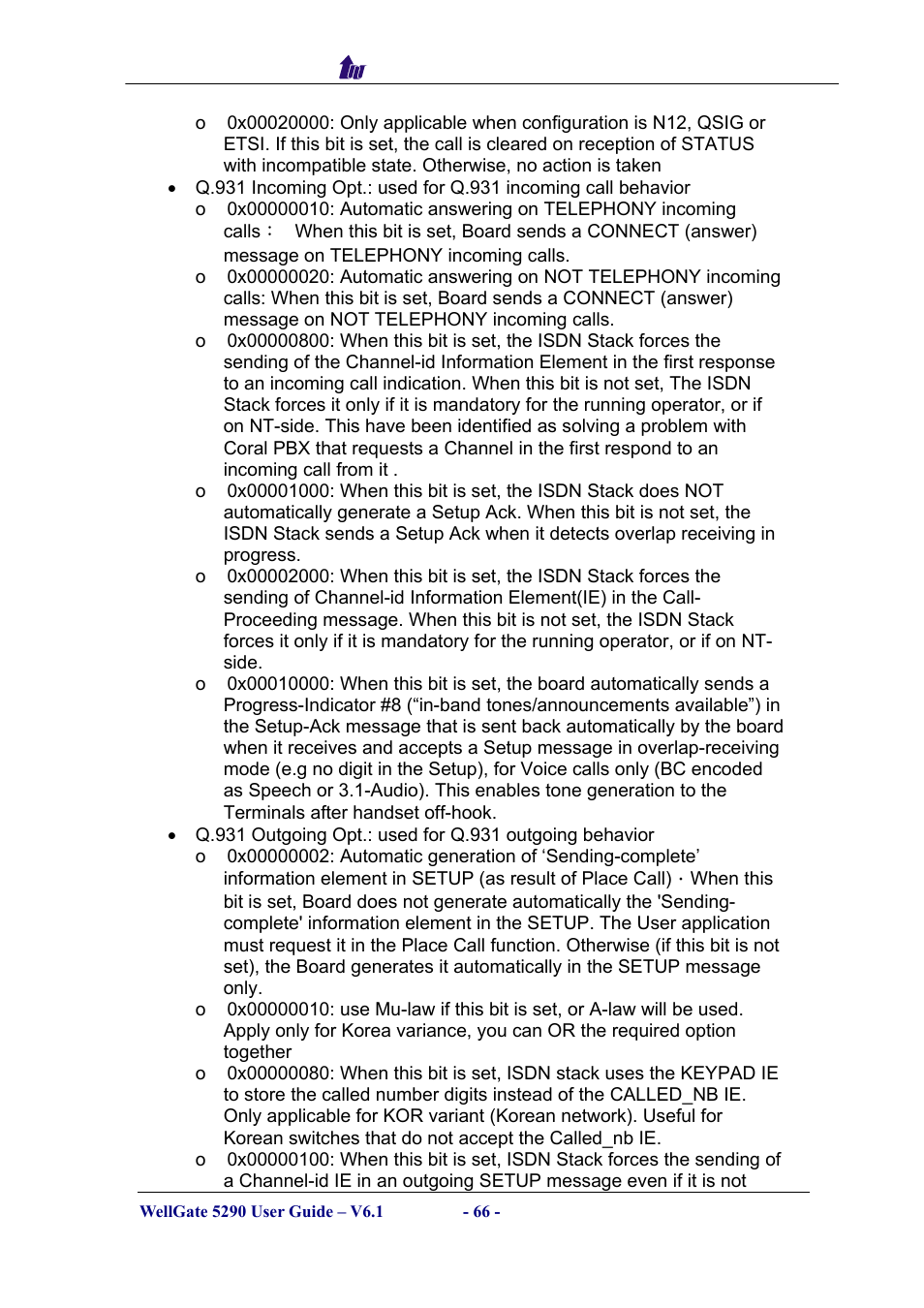 Welltech WG5290 User Manual | Page 66 / 149