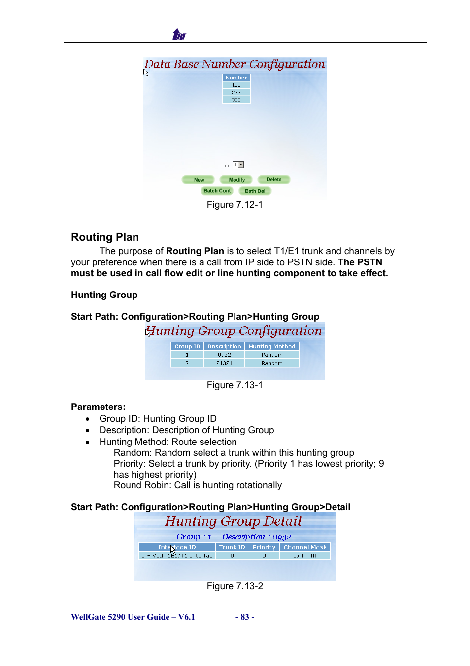 Routing plan | Welltech WG5290 User Manual | Page 83 / 149