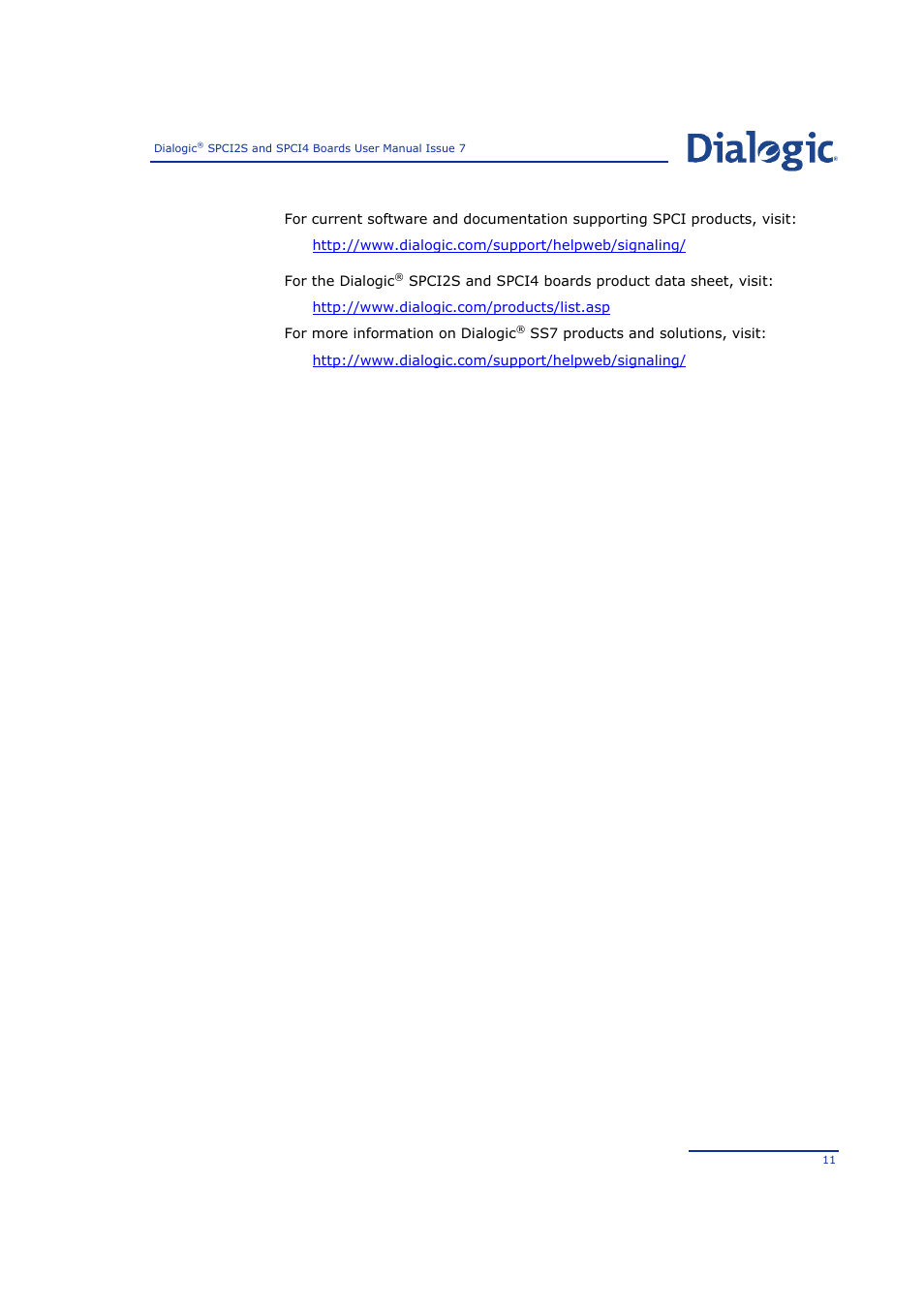 Welltech SPCI2S Boards User Manual | Page 11 / 37
