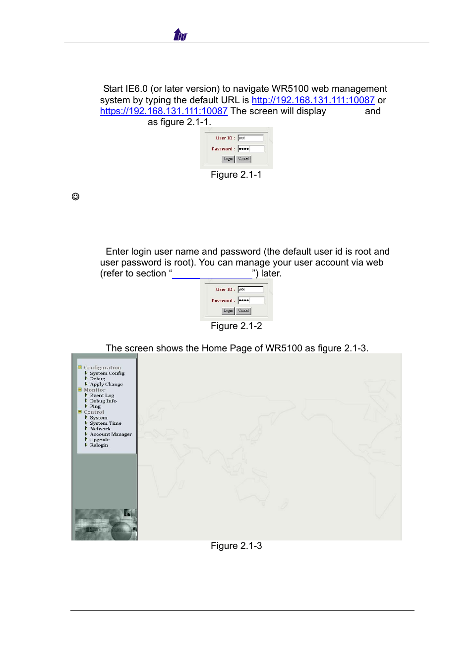 Logon wr5100 | Welltech WR5100 V.1.0 User Manual | Page 6 / 33