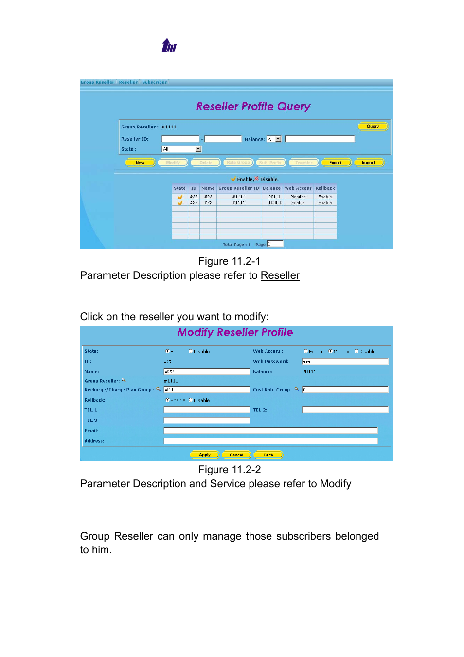 Subscriber, Ubscriber | Welltech WeIIBilling 6600 V.1.5 User Manual | Page 104 / 136