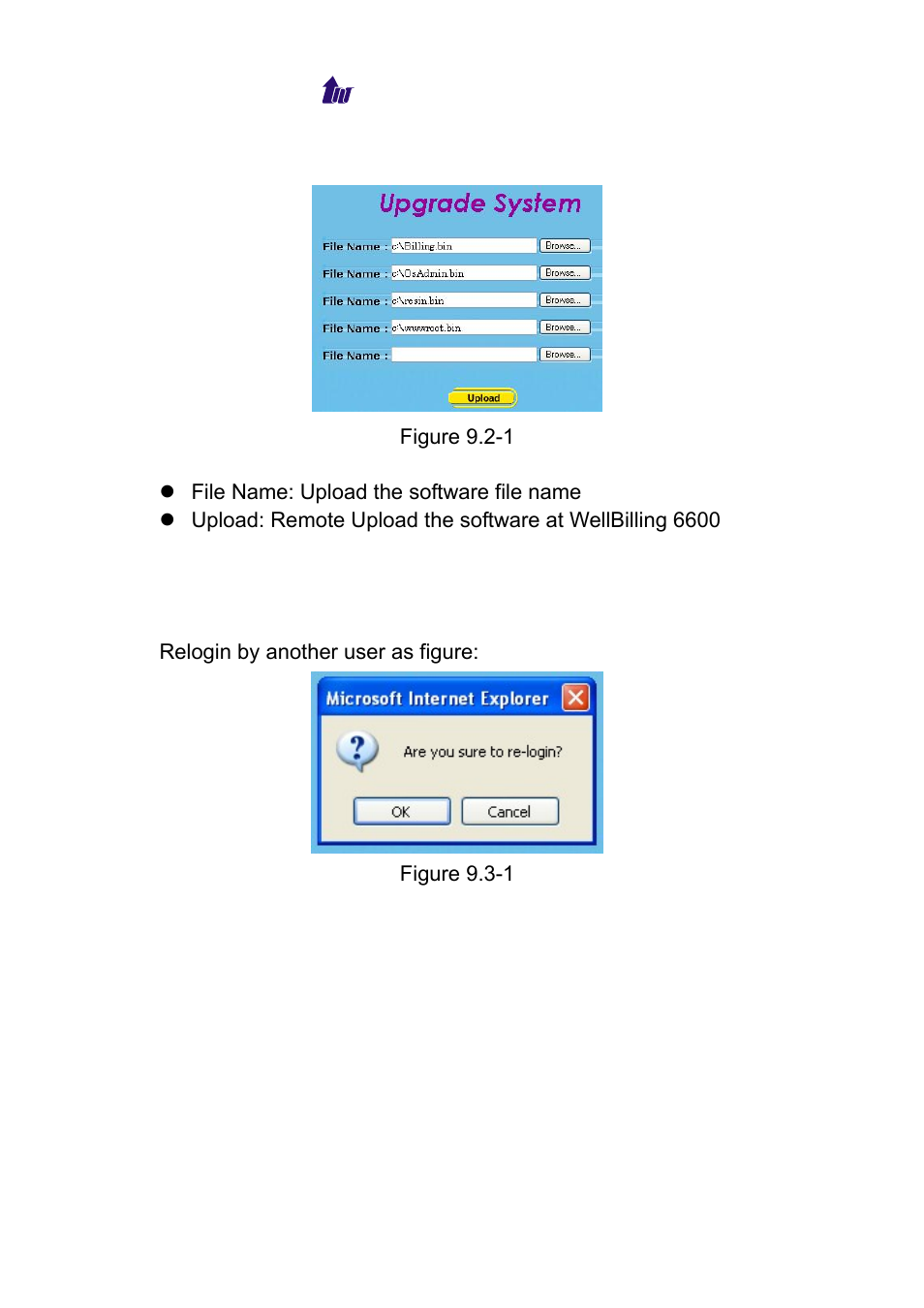 Relogin, Elogin | Welltech WeIIBilling 6600 V.1.5 User Manual | Page 92 / 136