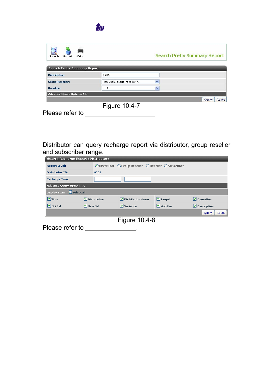Recharge report | Welltech WS 6600 V.2.0 User Manual | Page 128 / 161
