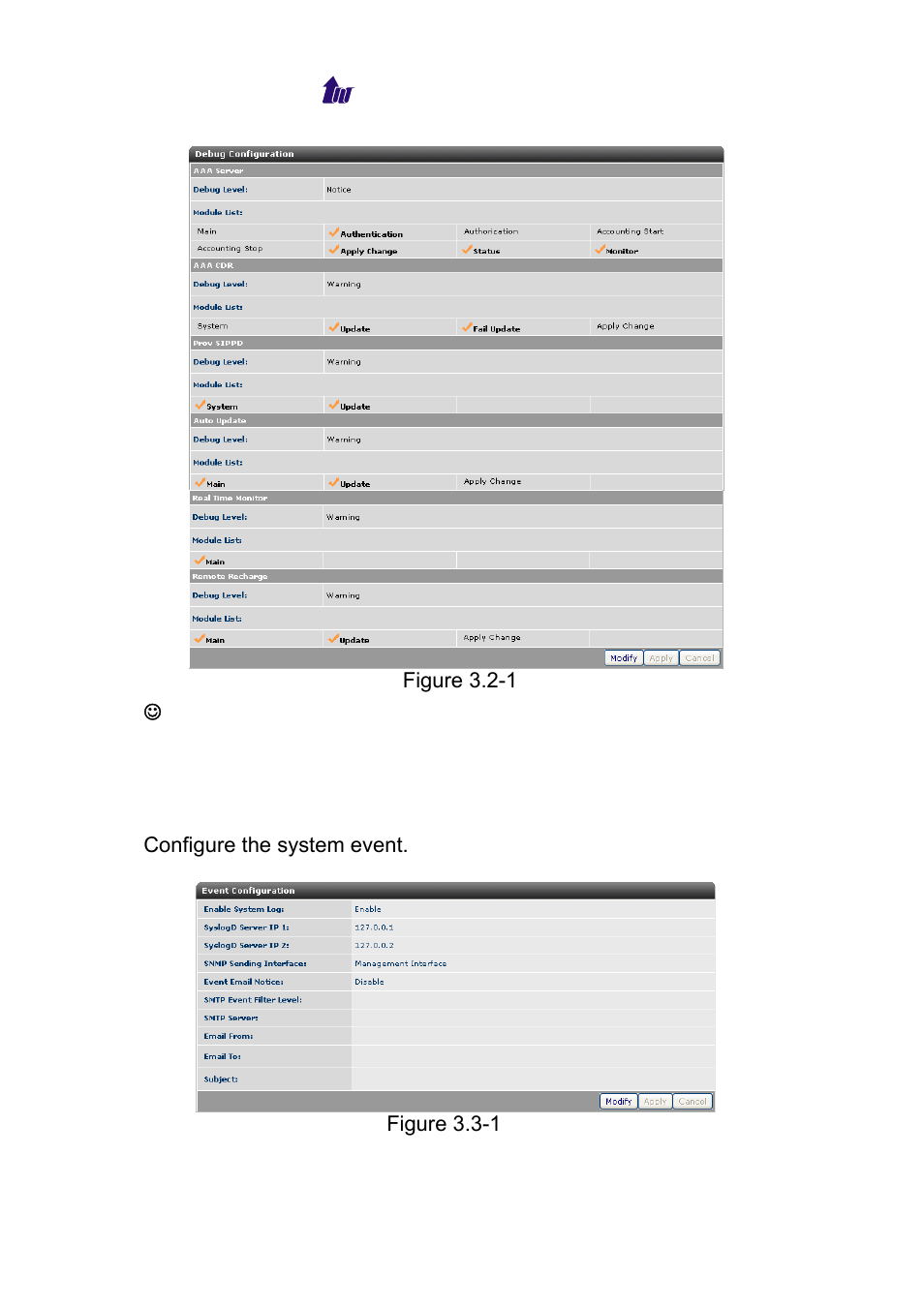 Event config, Vent, Onfig | Welltech WS 6600 V.2.0 User Manual | Page 21 / 161