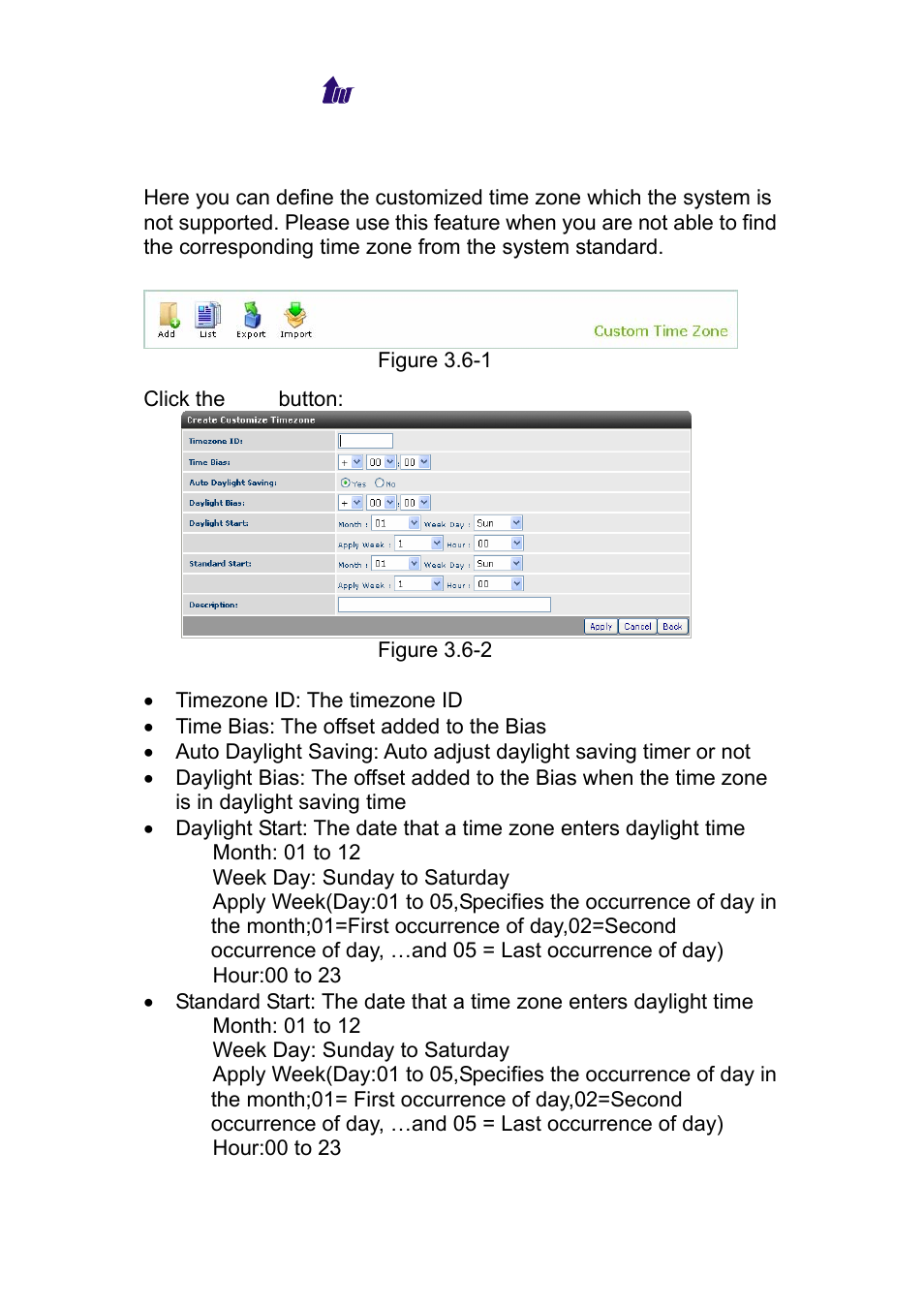 Customize timezone, Ustomize | Welltech WS 6600 V.2.0 User Manual | Page 25 / 161