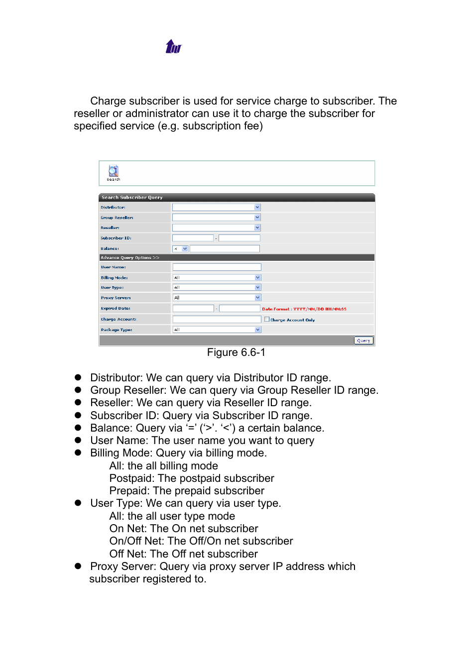 Charge subscriber, Harge, Ubscriber | Welltech WS 6600 V.2.0 User Manual | Page 80 / 161