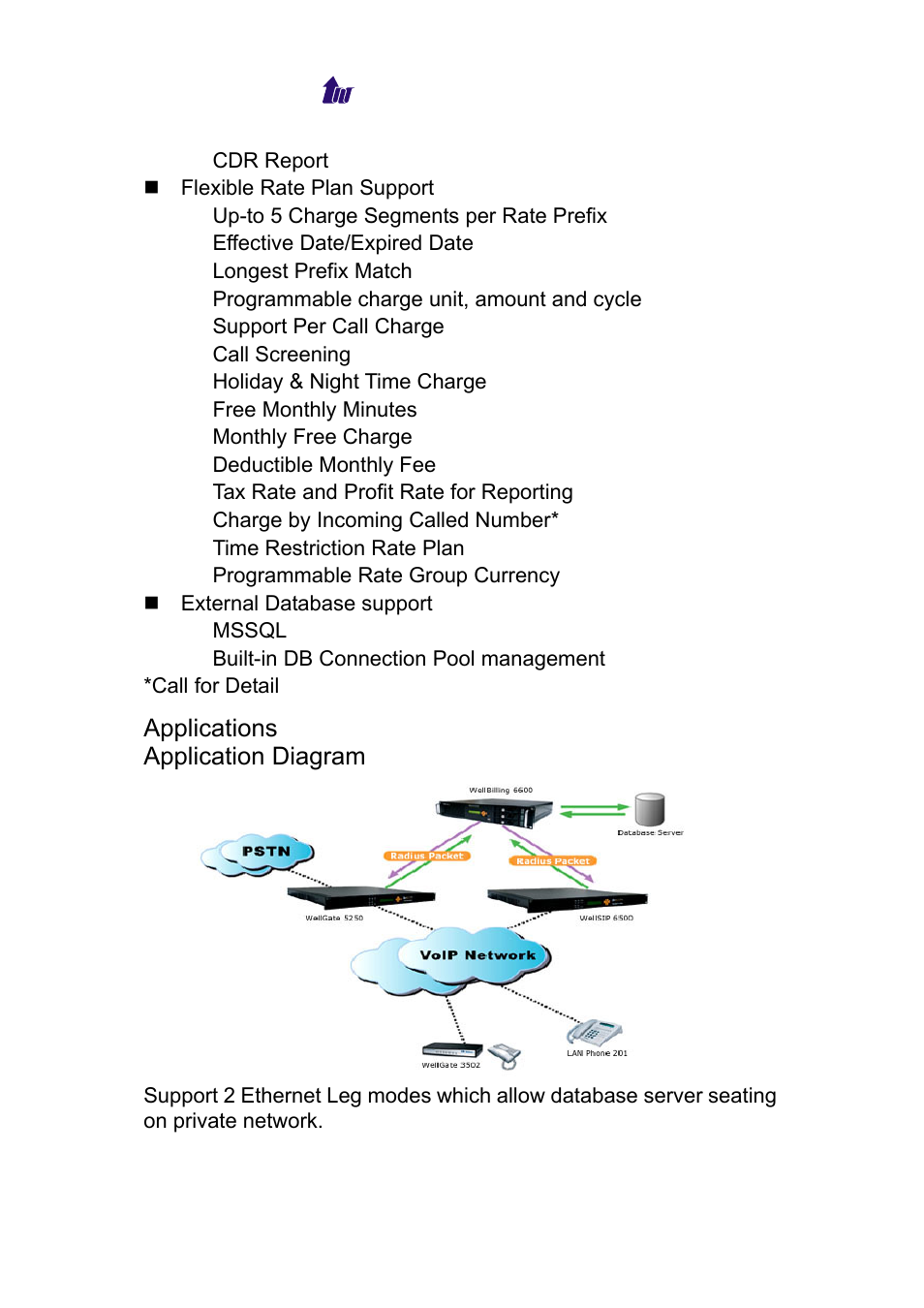 Applications, Applications application diagram | Welltech WS 6600 V.2.0 User Manual | Page 9 / 161