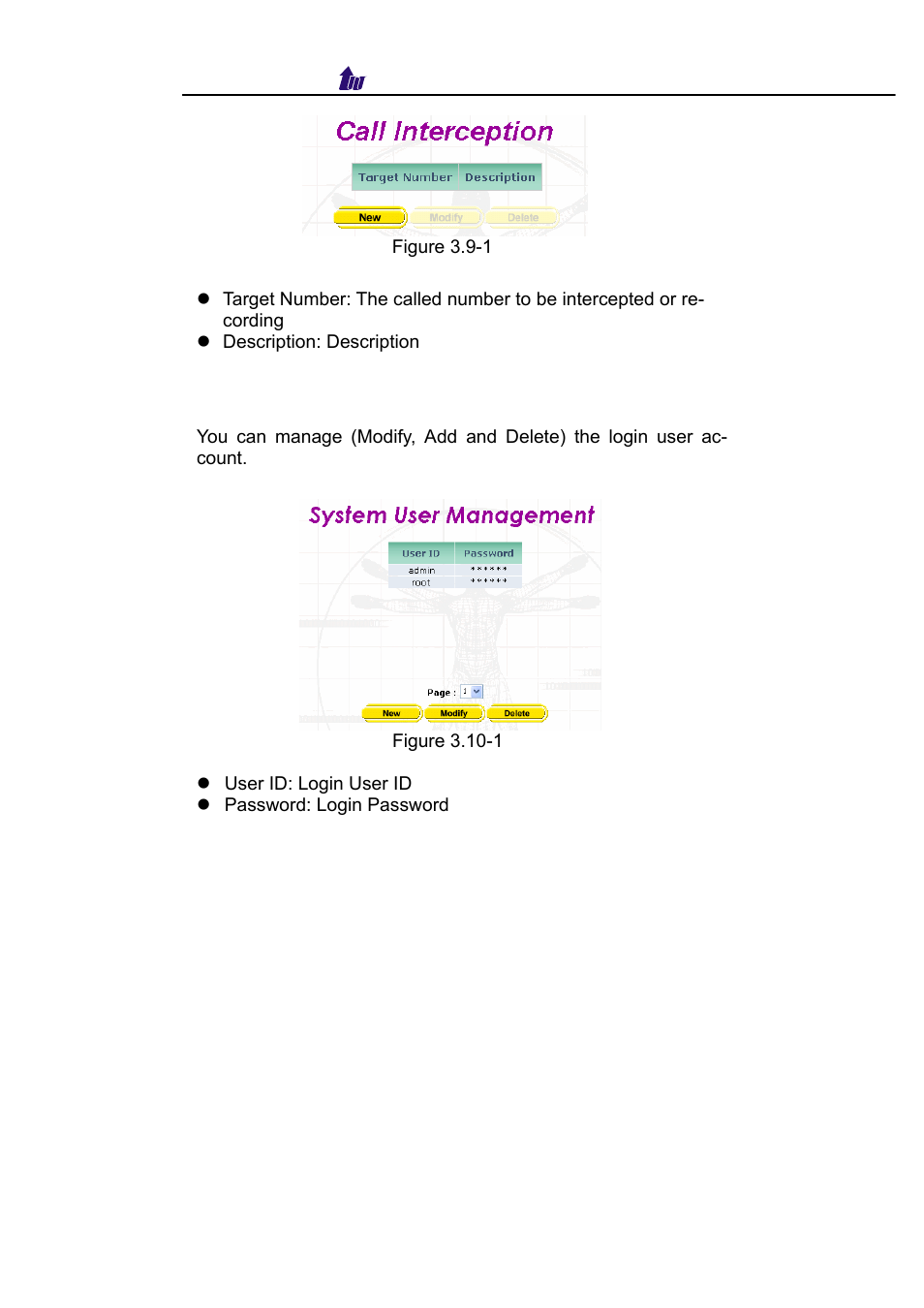 Account management | Welltech WellBG 5800 V.1.3 User Manual | Page 28 / 50