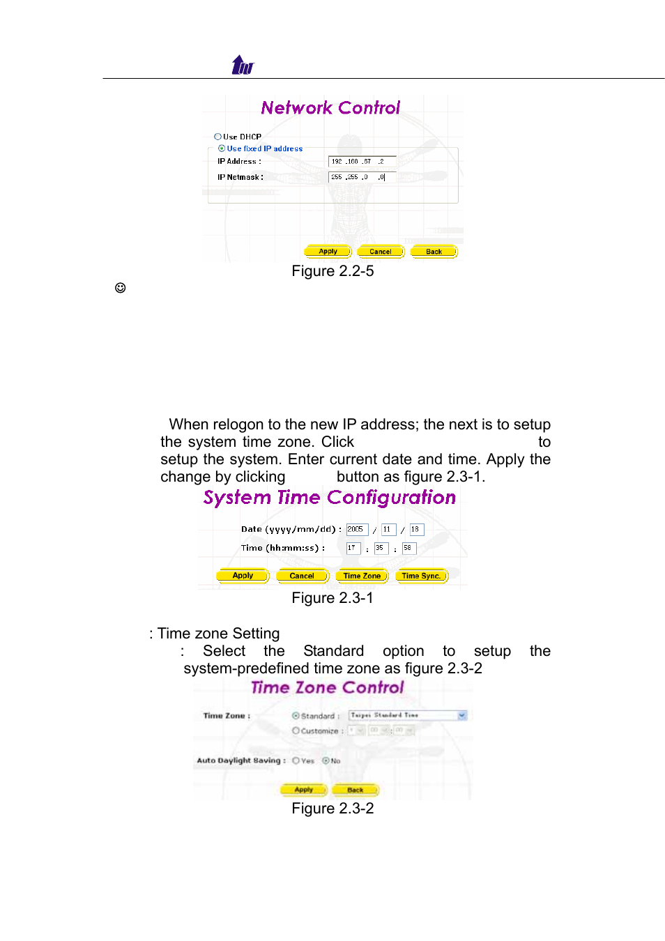 System time | Welltech WellBG 5800 V.1.0 User Manual | Page 10 / 46