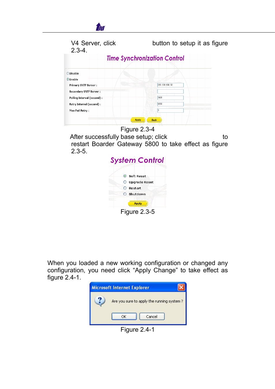 Apply change | Welltech WellBG 5800 V.1.0 User Manual | Page 12 / 46