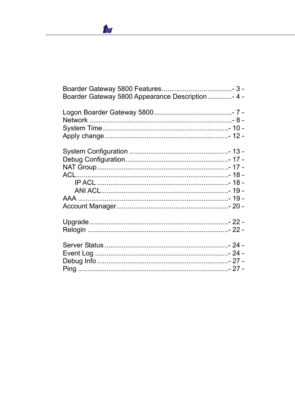 Welltech WellBG 5800 V.1.0 User Manual | Page 2 / 46