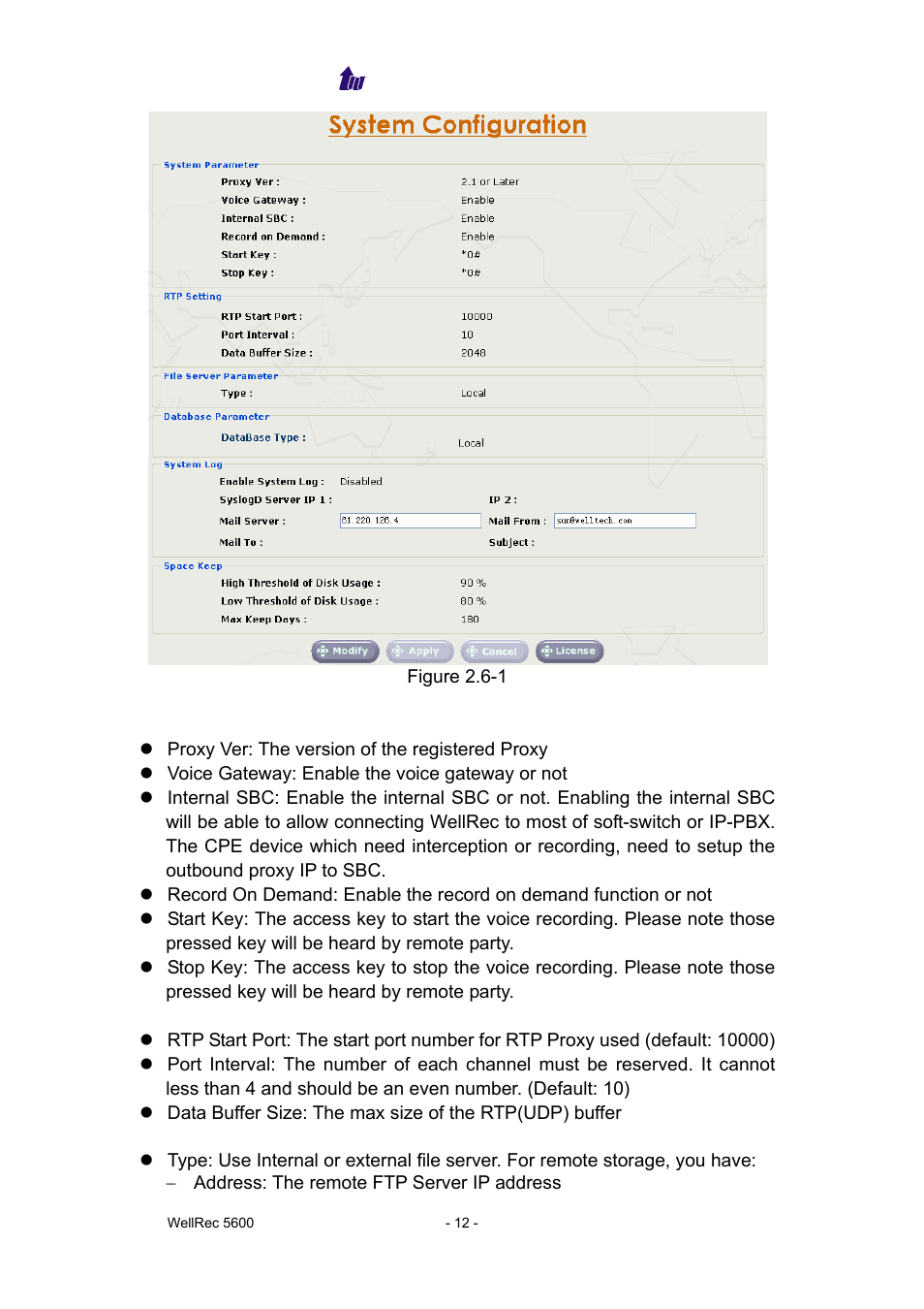 Welltech WellRec 5600 V.1.5 User Manual | Page 12 / 42