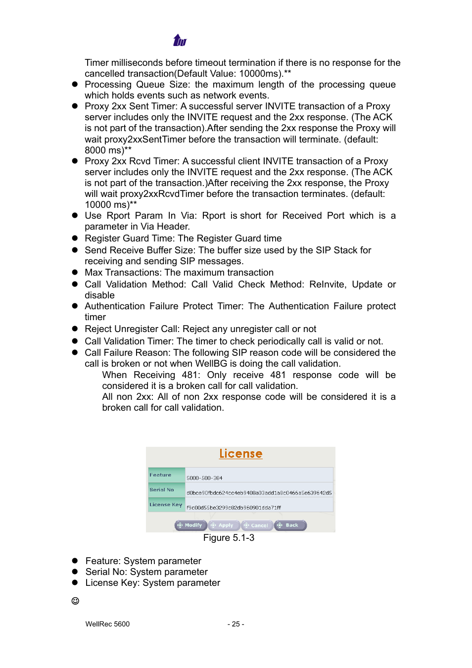 Welltech WellRec 5600 V.1.5 User Manual | Page 25 / 42