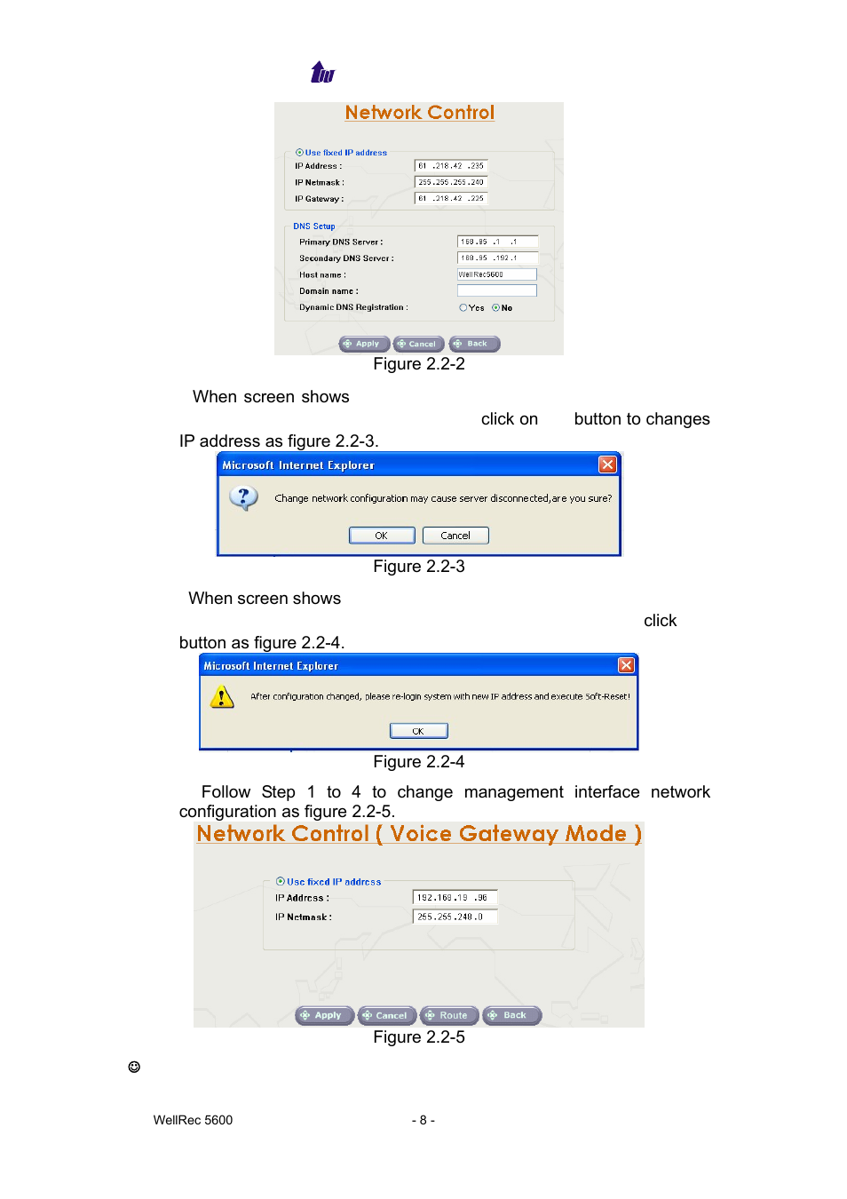 Welltech WellRec 5600 V.1.5 User Manual | Page 8 / 42