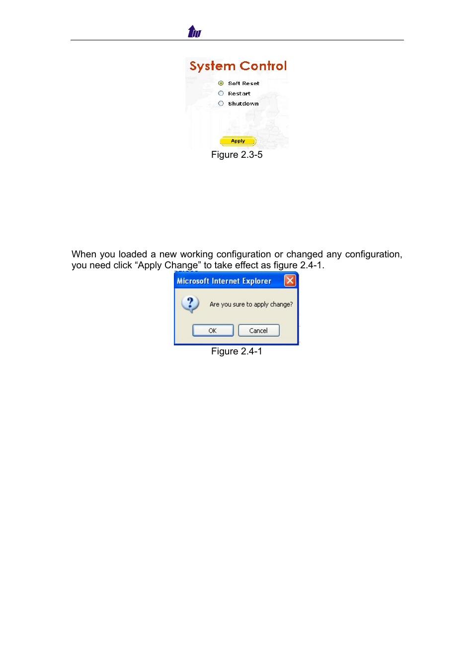 4 apply change | Welltech IP Centrex 6850 V.1.5 User Manual | Page 13 / 83