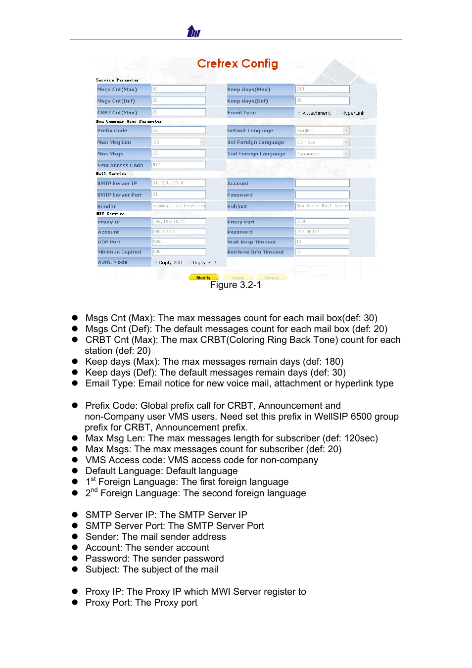 Welltech IP Centrex 6850 V.1.5 User Manual | Page 15 / 83