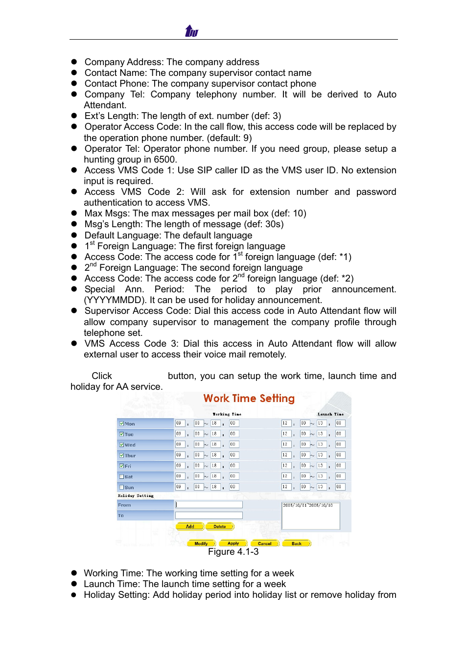 Welltech IP Centrex 6850 V.1.5 User Manual | Page 23 / 83