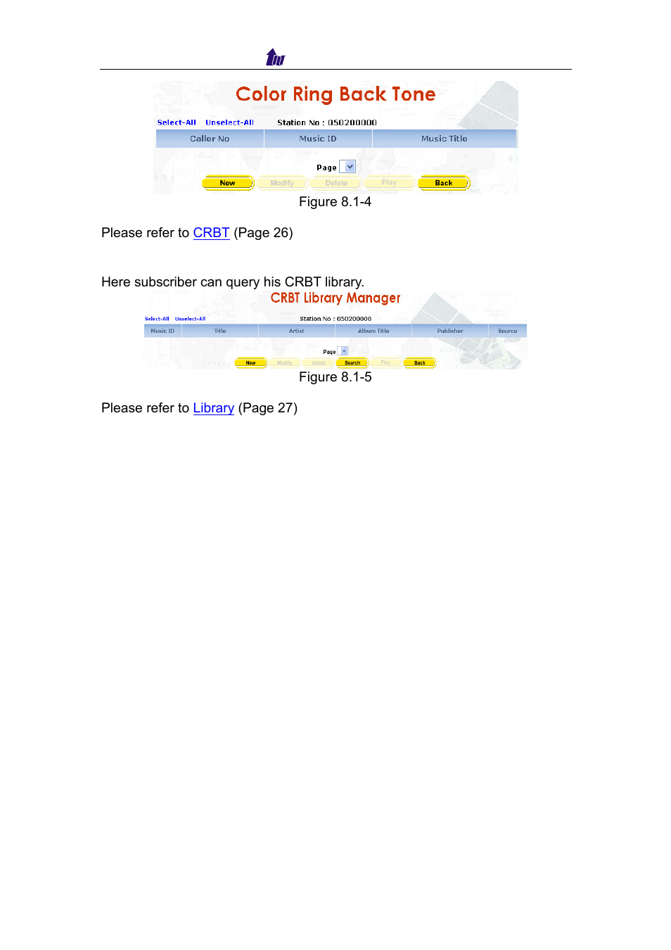 Library | Welltech IP Centrex 6850 V.1.5 User Manual | Page 44 / 83