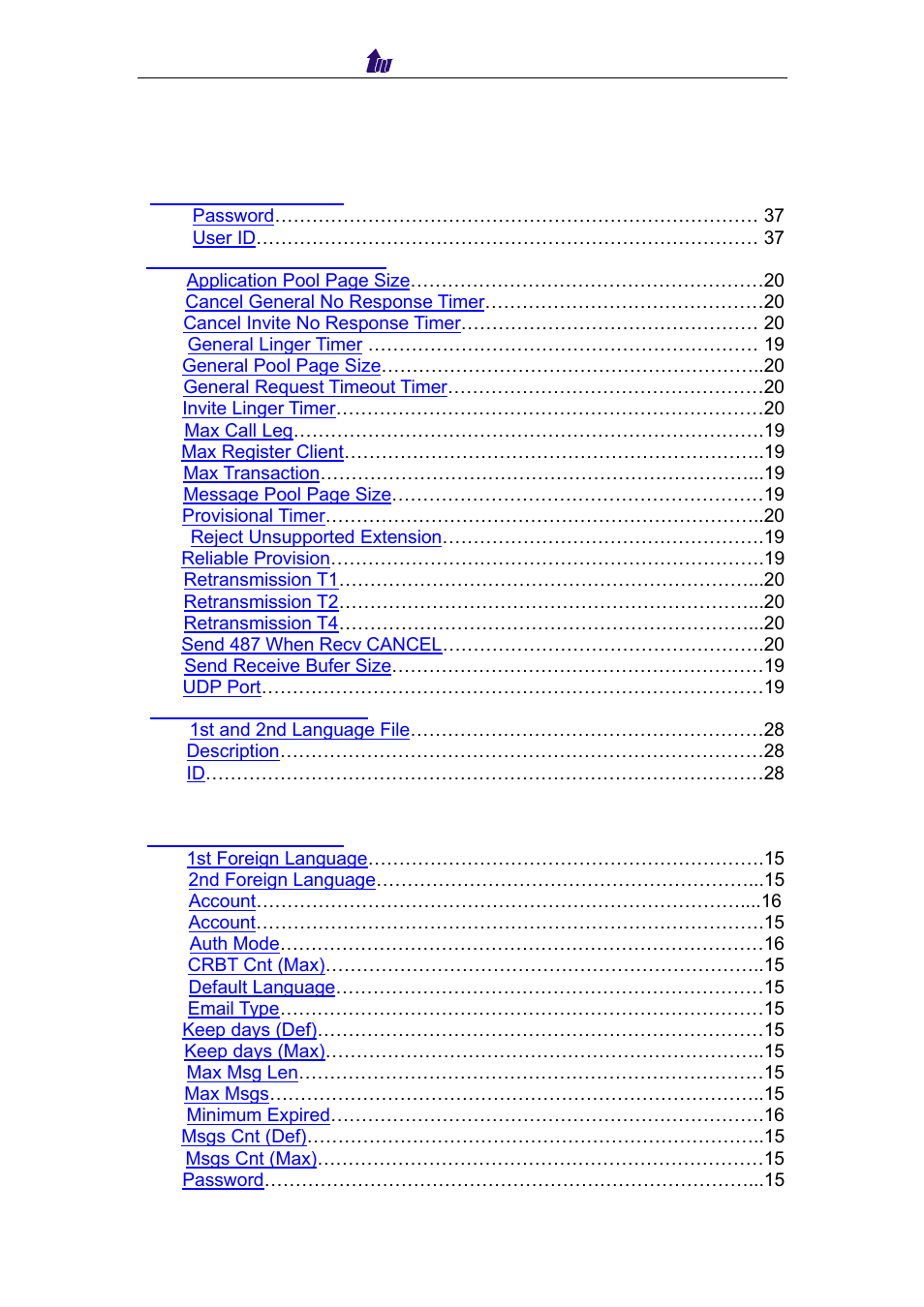 Quick function reference | Welltech IP Centrex 6850 V.1.5 User Manual | Page 77 / 83