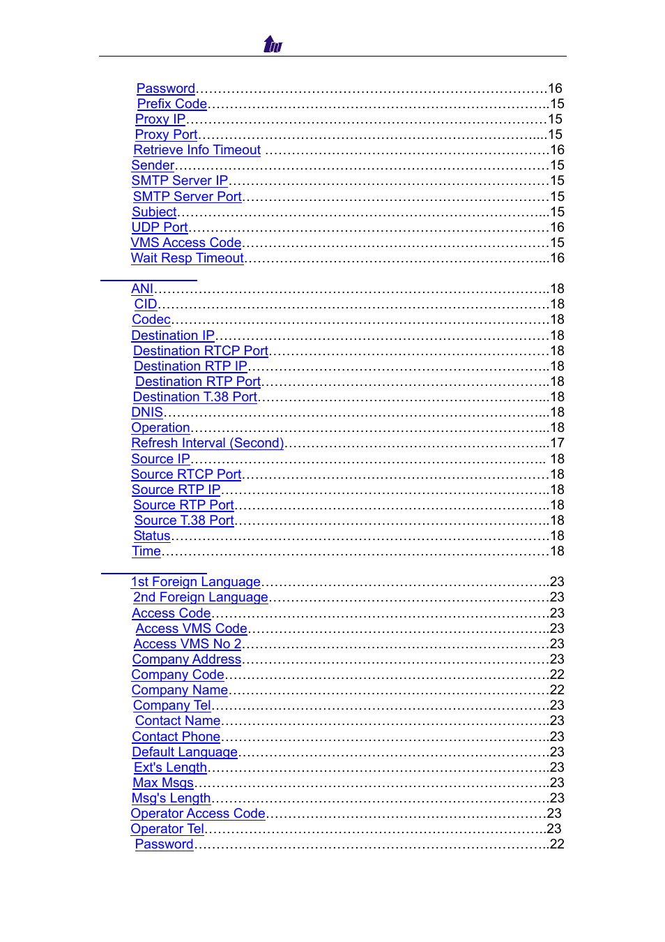 Welltech IP Centrex 6850 V.1.5 User Manual | Page 78 / 83