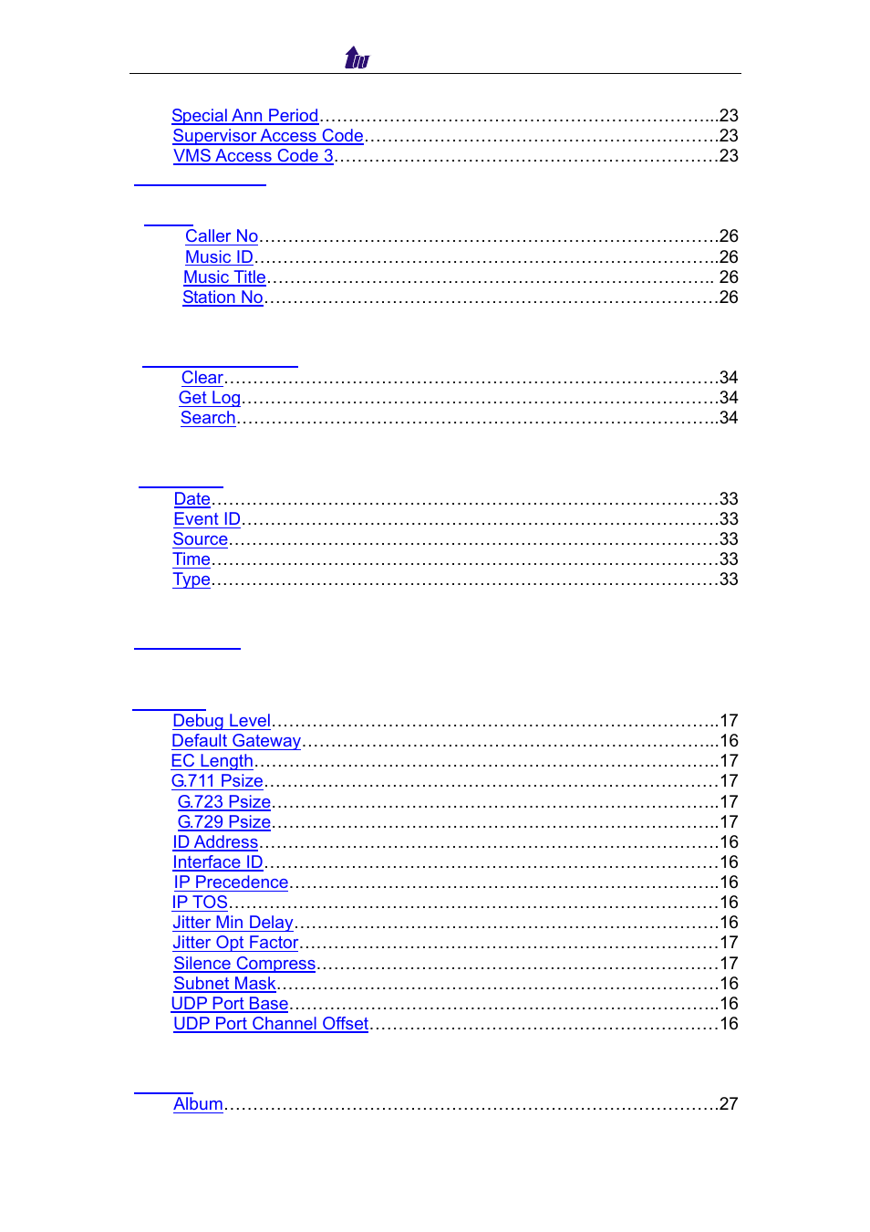 Welltech IP Centrex 6850 V.1.5 User Manual | Page 79 / 83