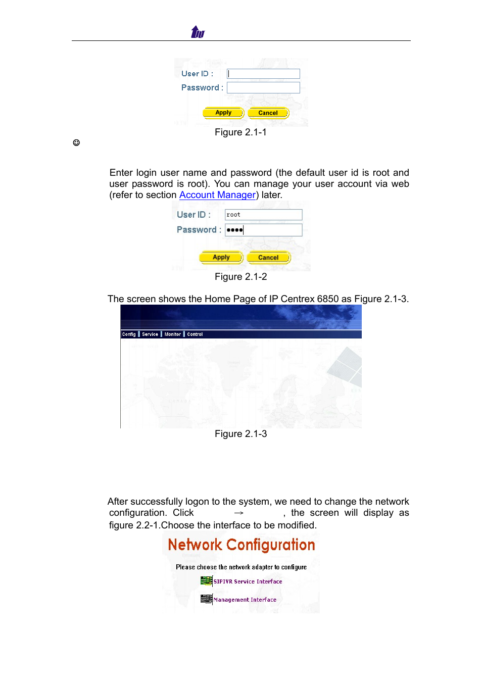 2 network | Welltech IP Centrex 6850 V.1.5 User Manual | Page 9 / 83